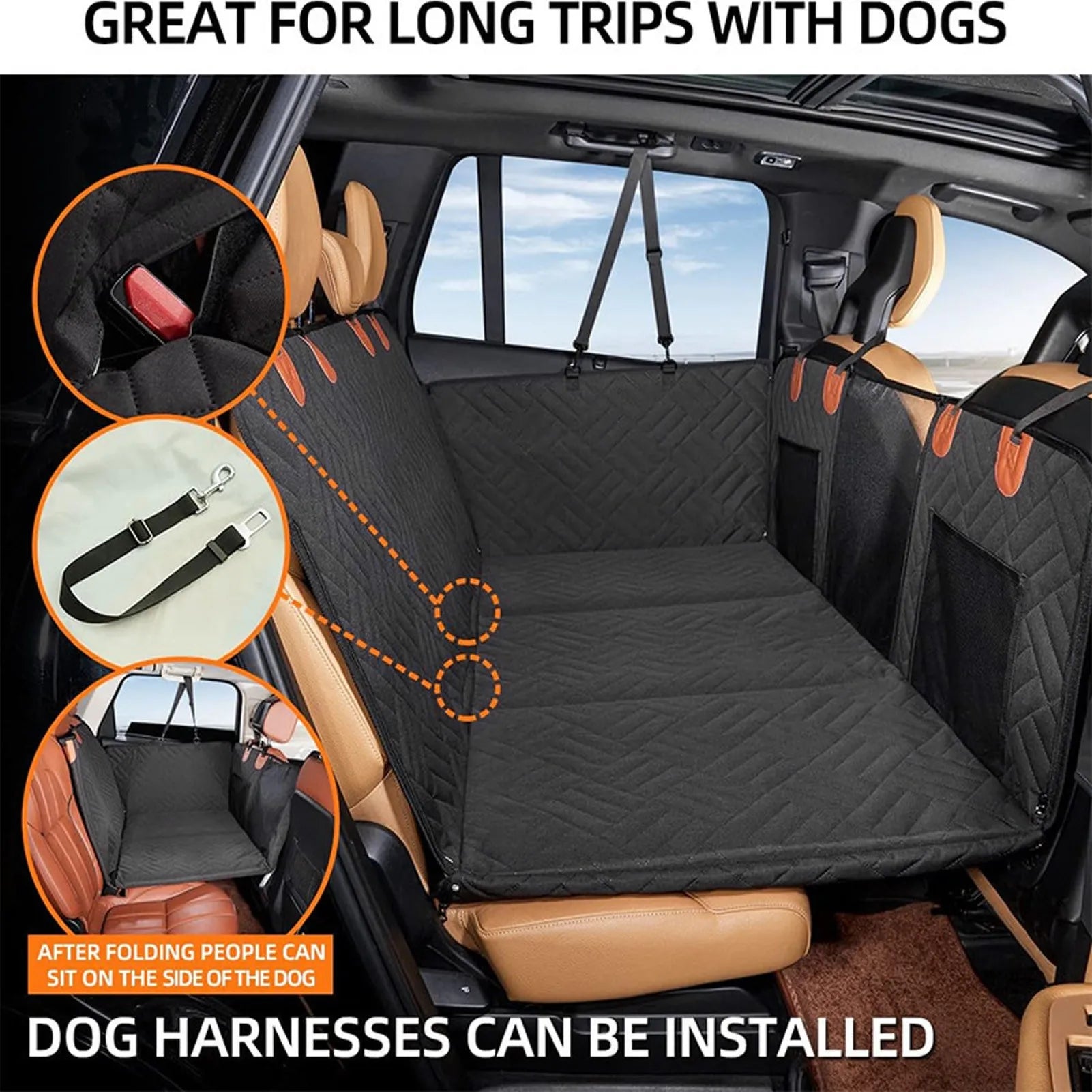 Waterproof Dog Car Seat Cover
