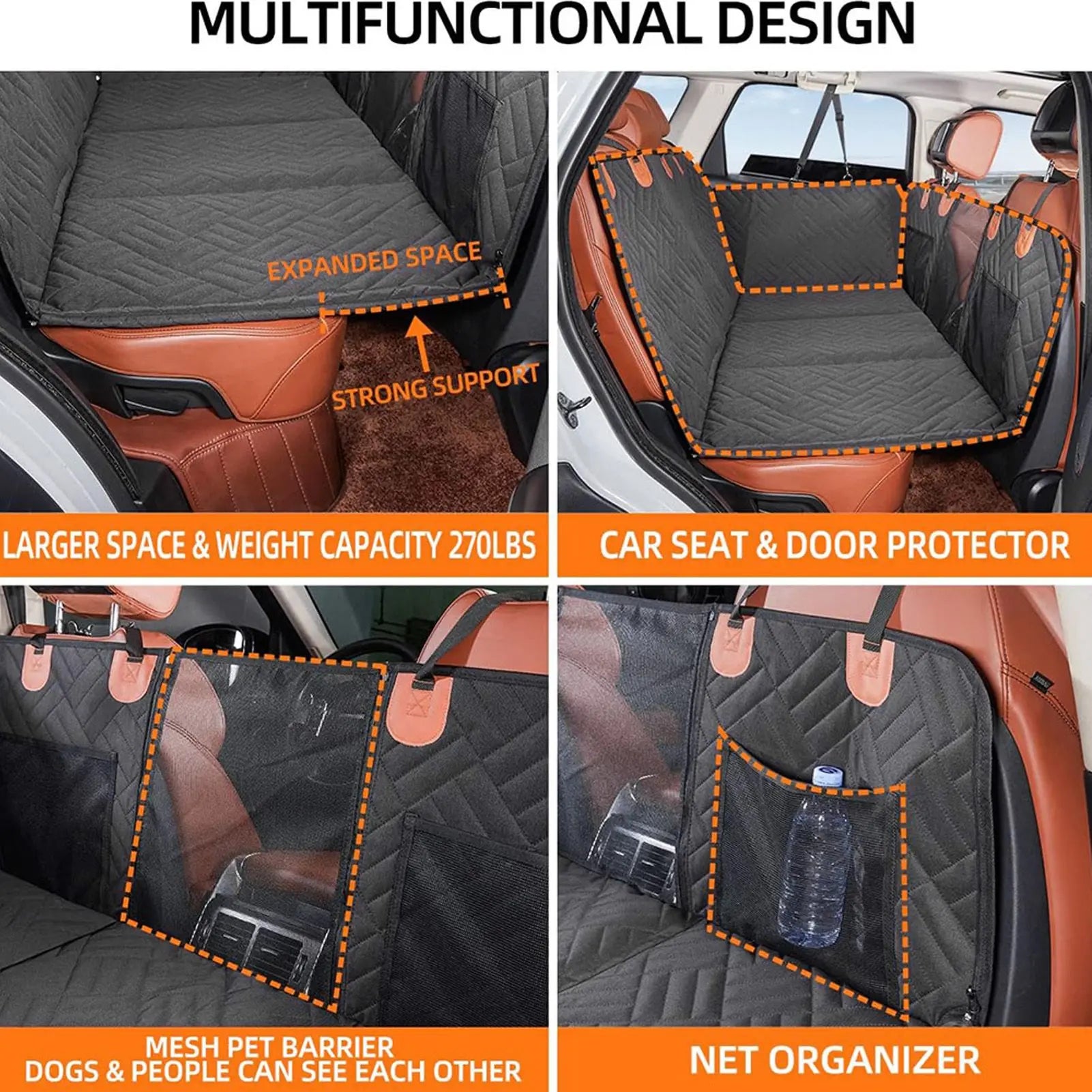 Waterproof Dog Car Seat Cover