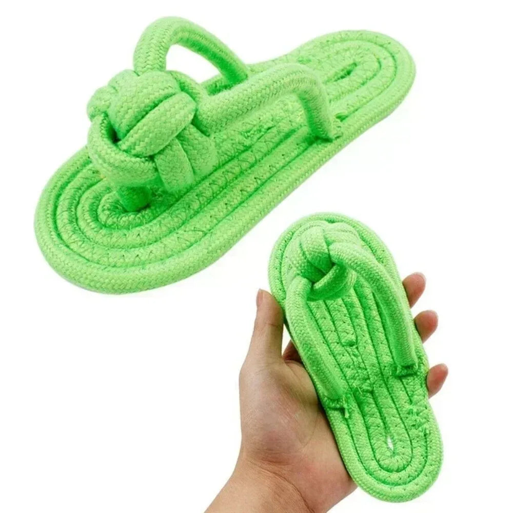 1PC Cotton Slipper Rope Toy for Dogs