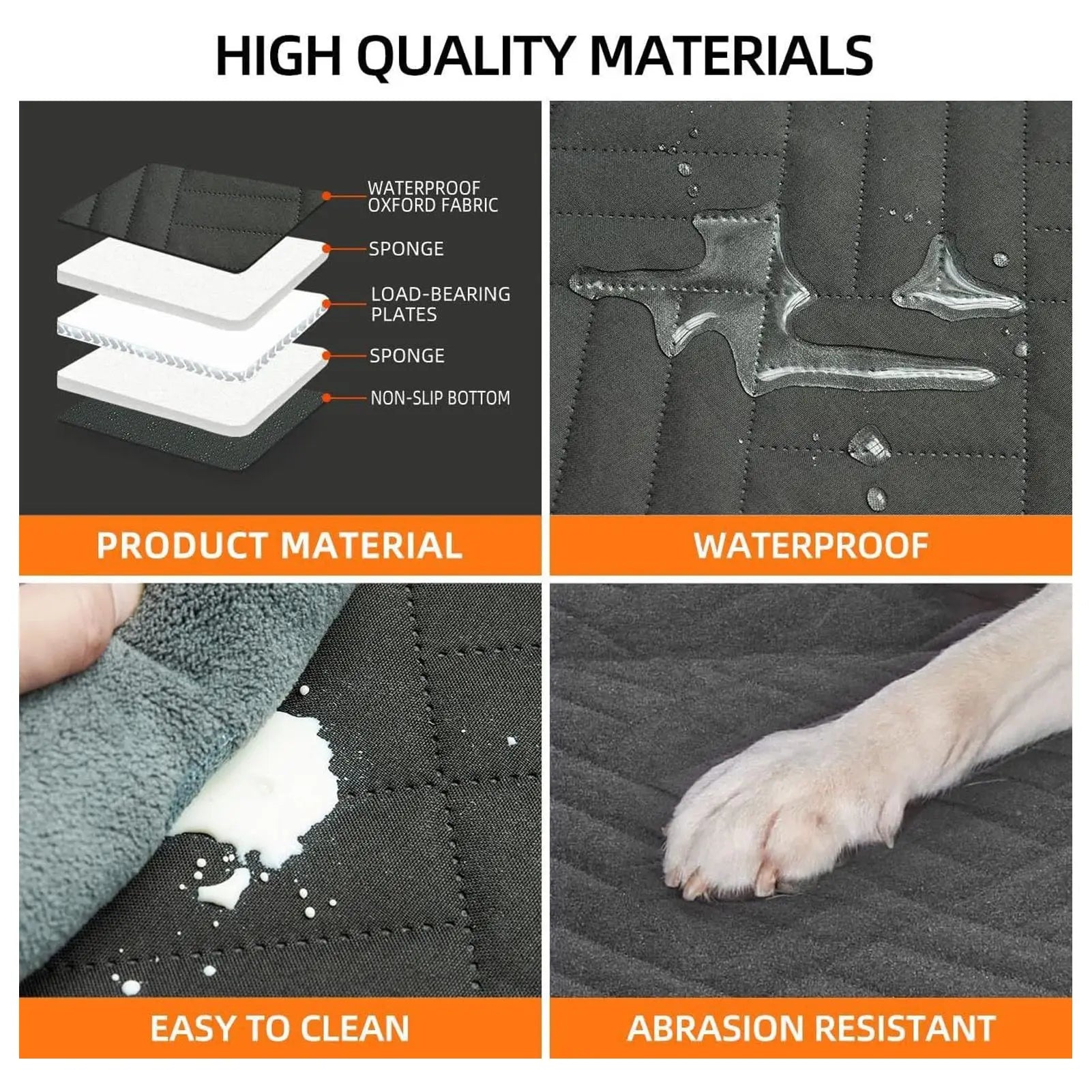 Waterproof Dog Car Seat Cover