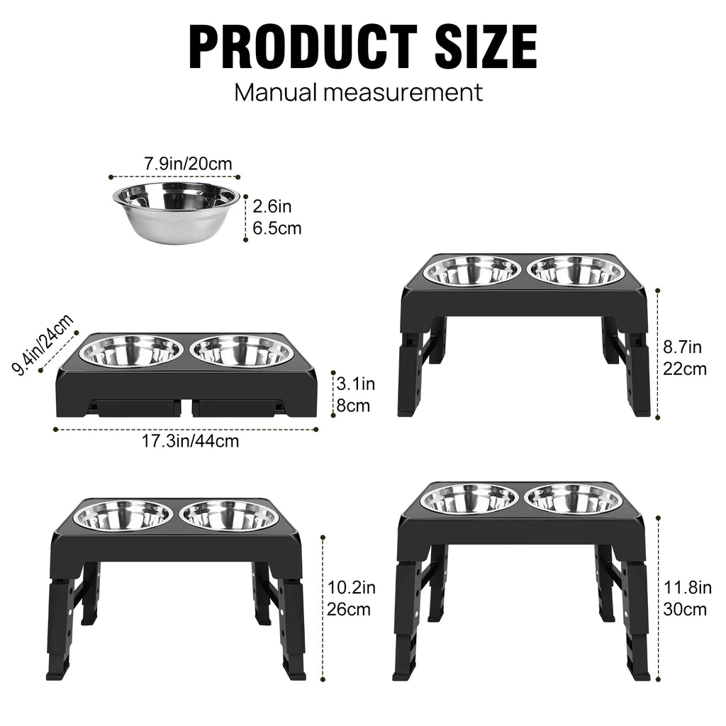 Elevated Dog Feeder Bowls