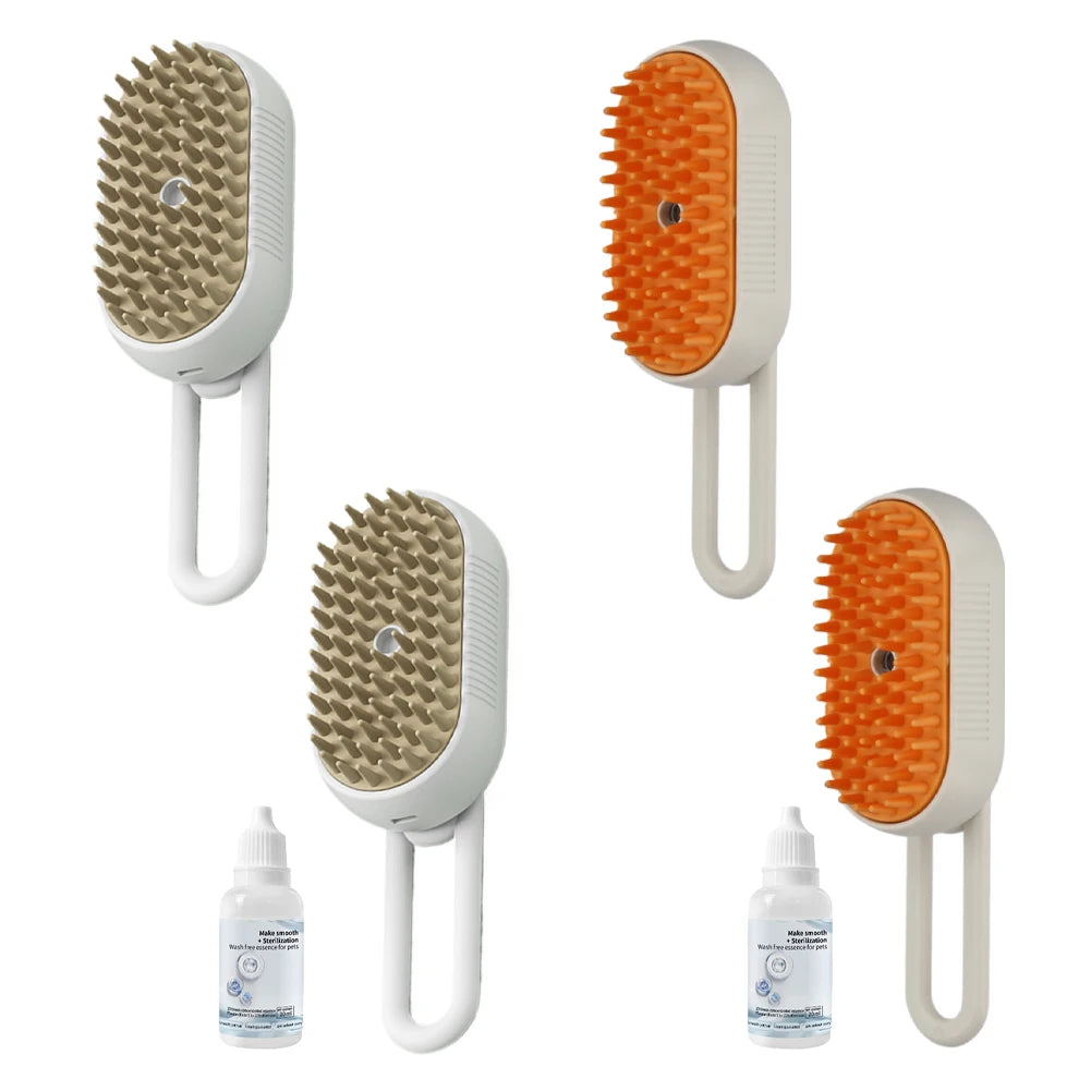 Electric Steam Spray Pet Cleaning Brush
