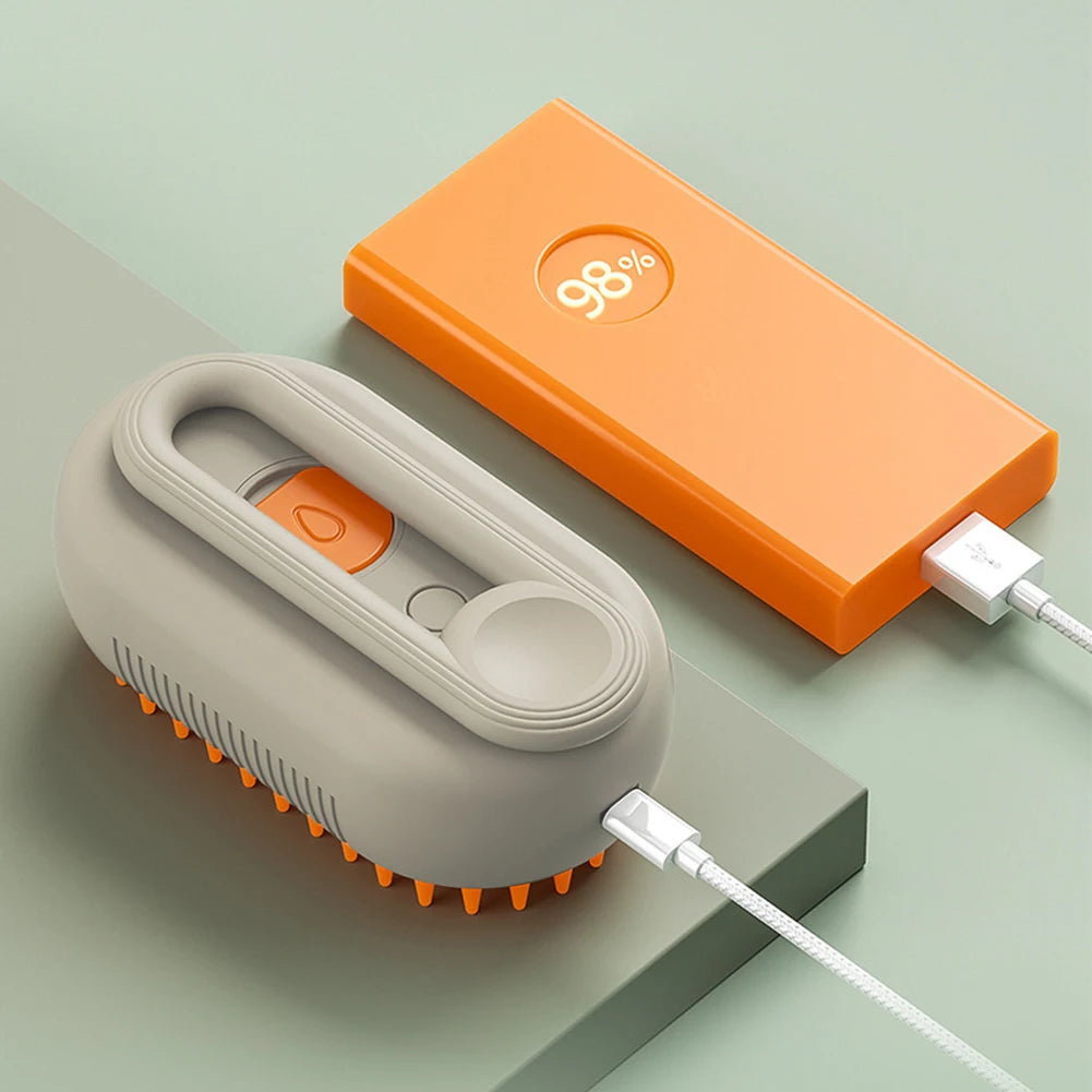 Electric Steam Spray Pet Cleaning Brush