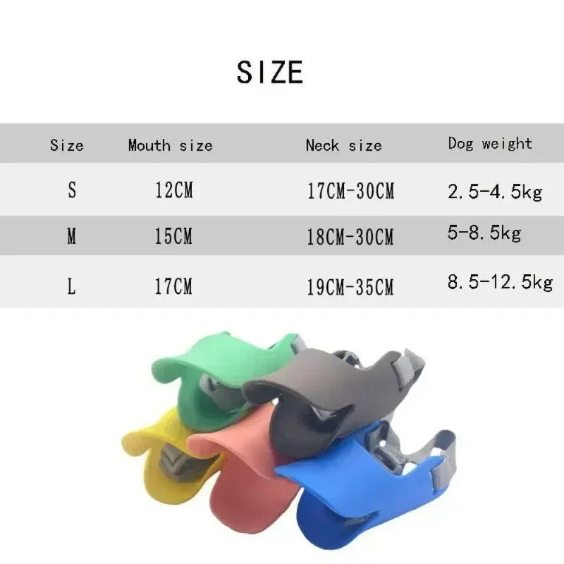 Soft Silicone Duck Shape Dog Muzzle