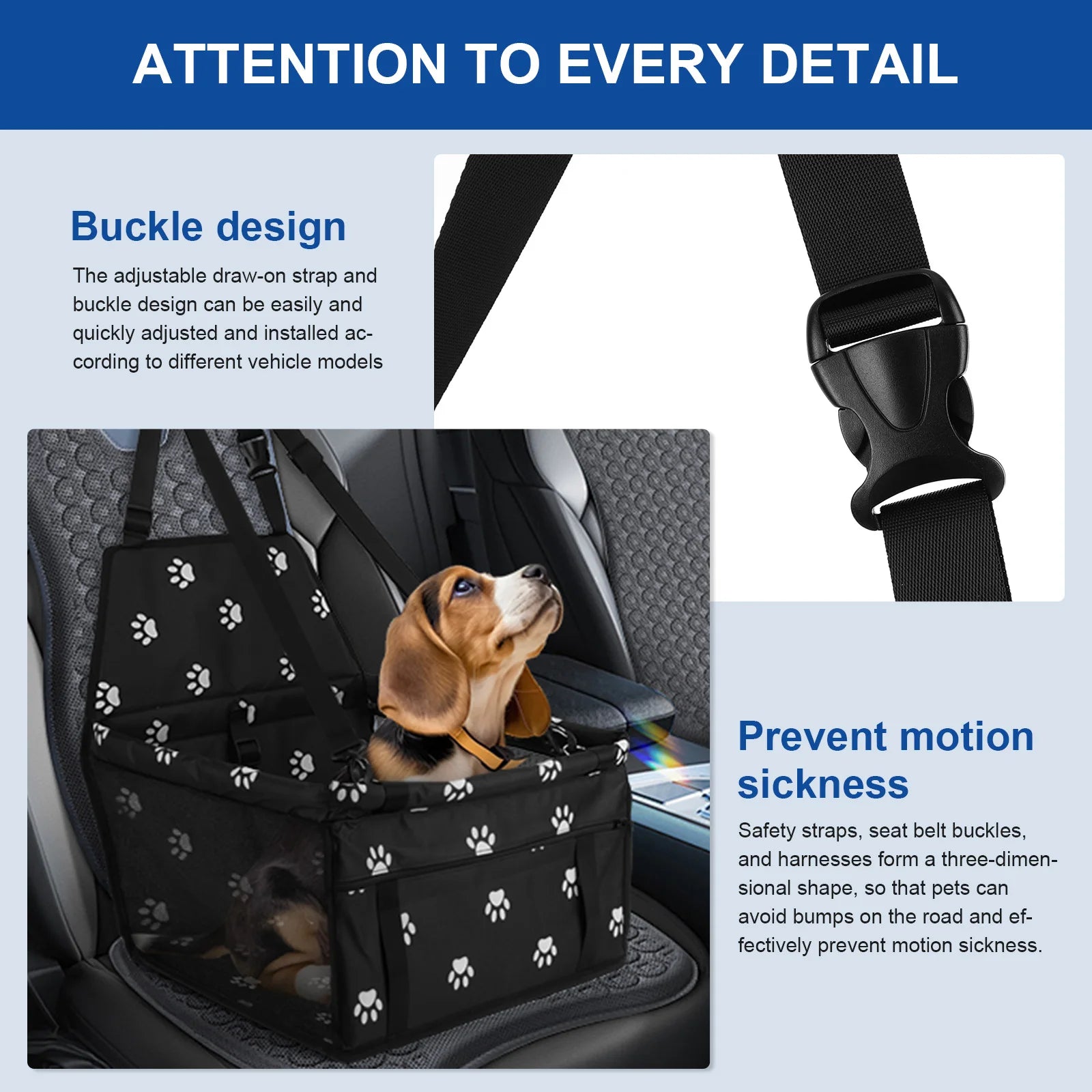Dog Breathable Car Seat