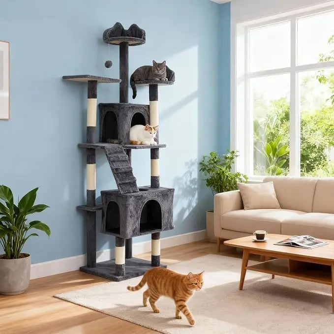 188cm Tall Cat Tower for Indoor