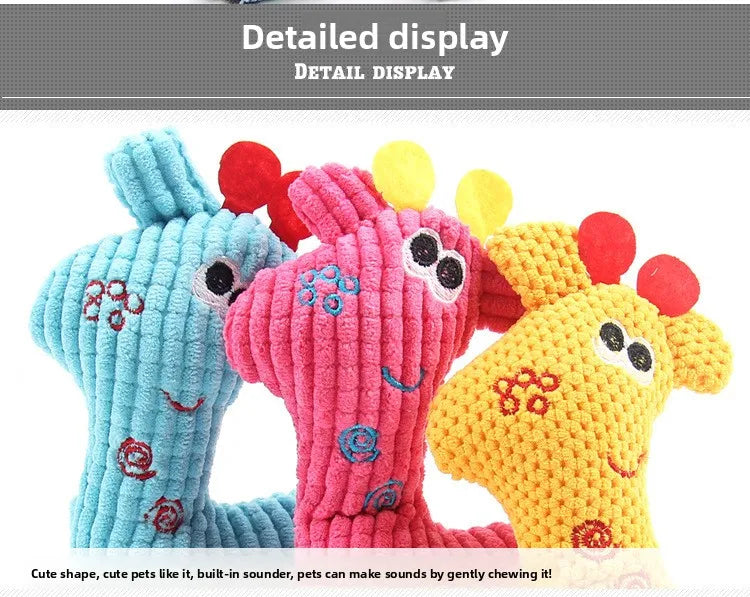 Plush Squeaky Dog Toy