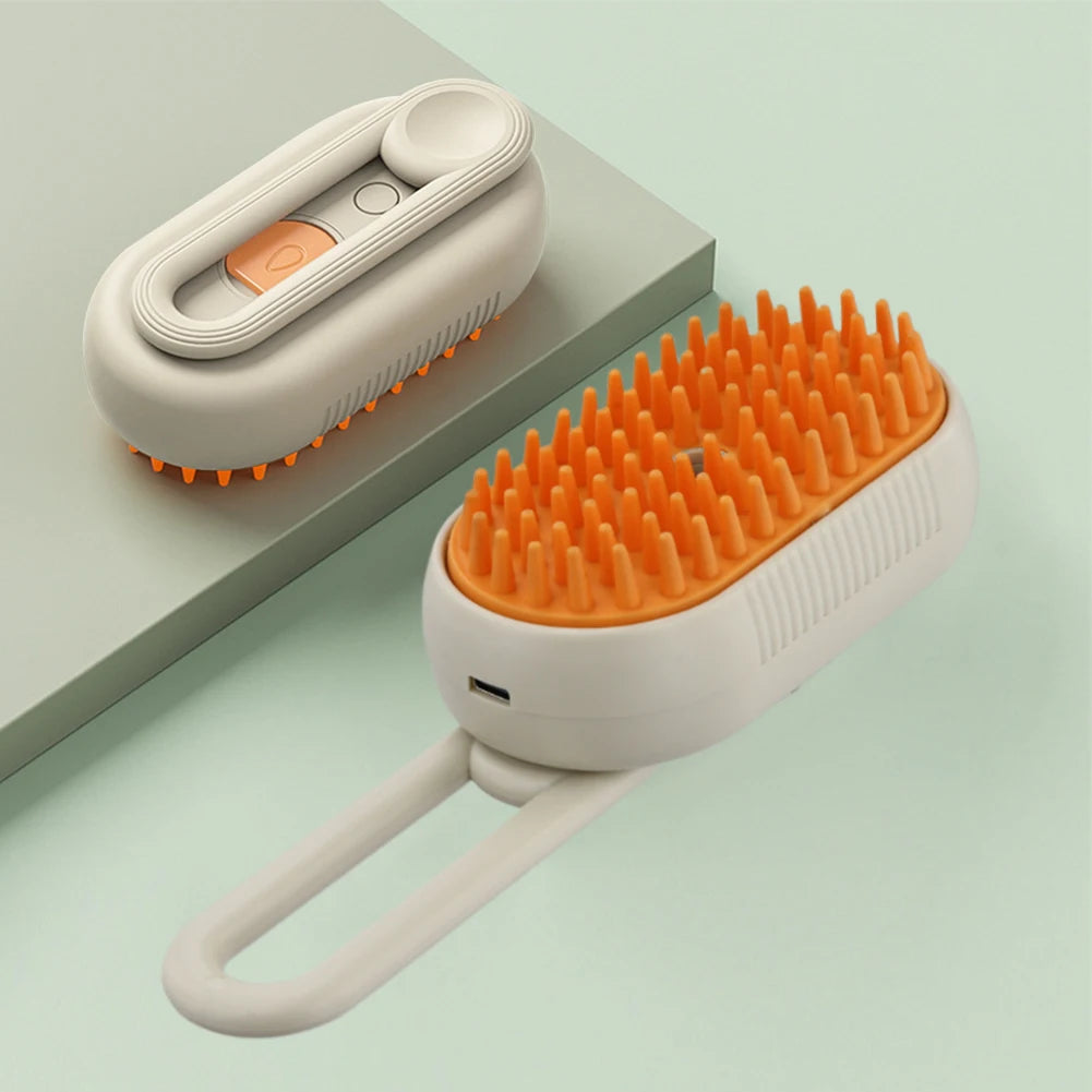 Electric Steam Spray Pet Cleaning Brush