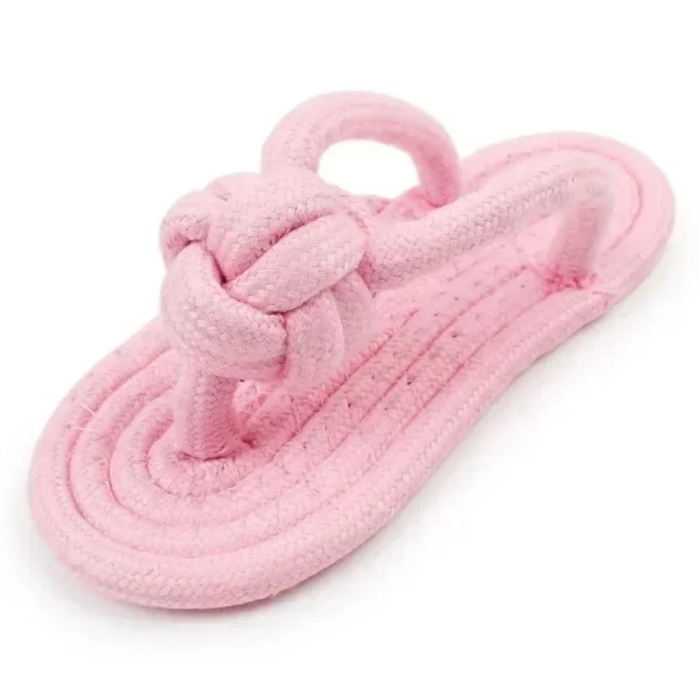 1PC Cotton Slipper Rope Toy for Dogs