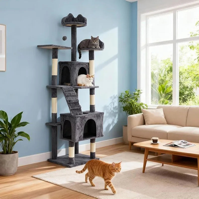 188cm Tall Cat Tower for Indoor