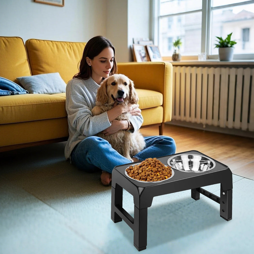 Elevated Dog Feeder Bowls