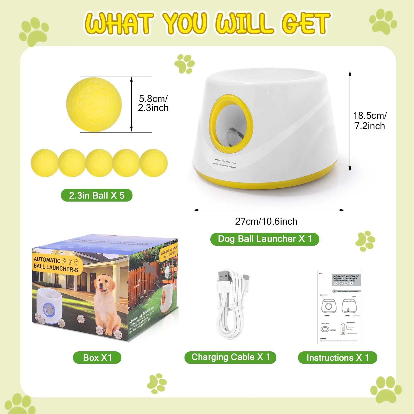 Upgraded Automatic Dog Ball Launcher