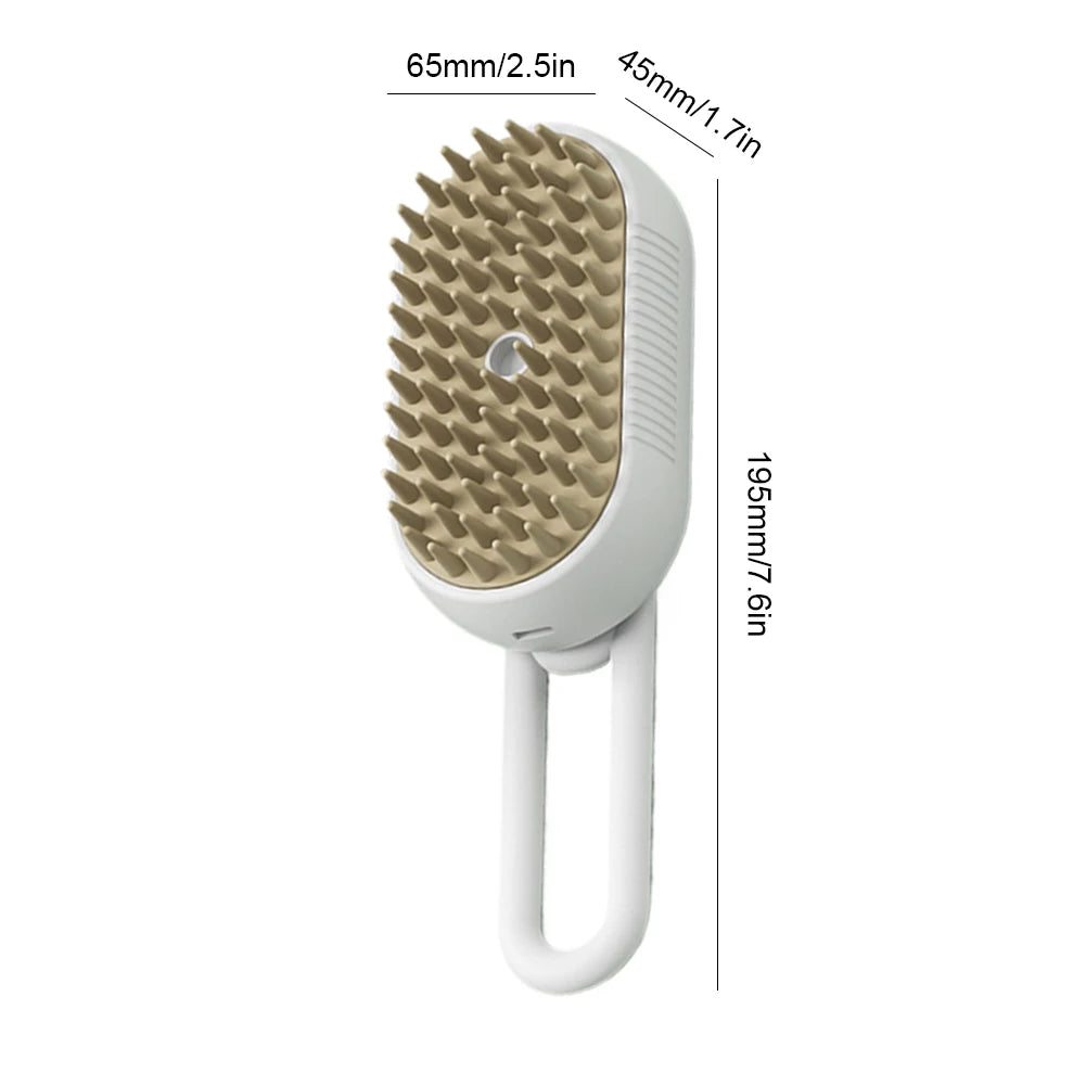Electric Steam Spray Pet Cleaning Brush