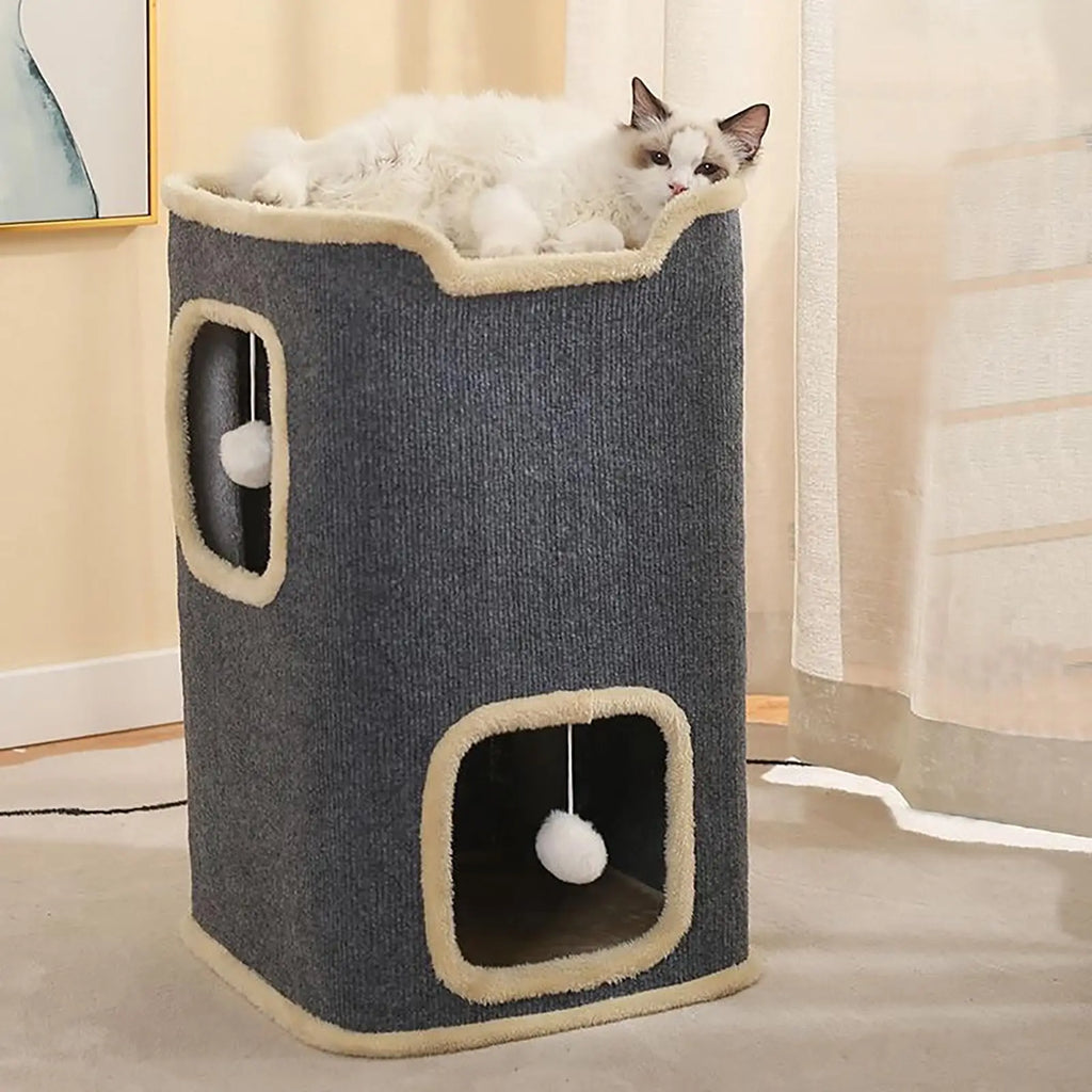 2-Layer Cat Cave House