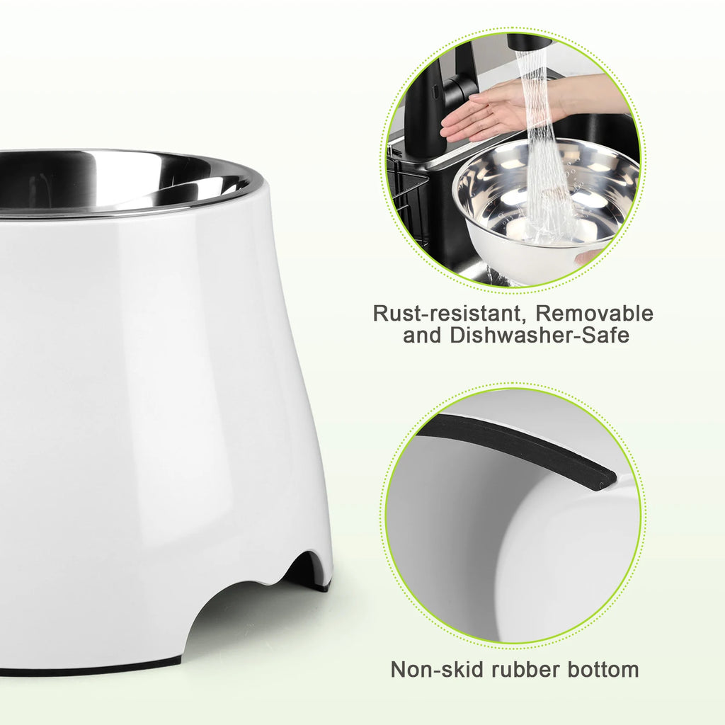 Stainless Steel Dog Food and Water Bowl
