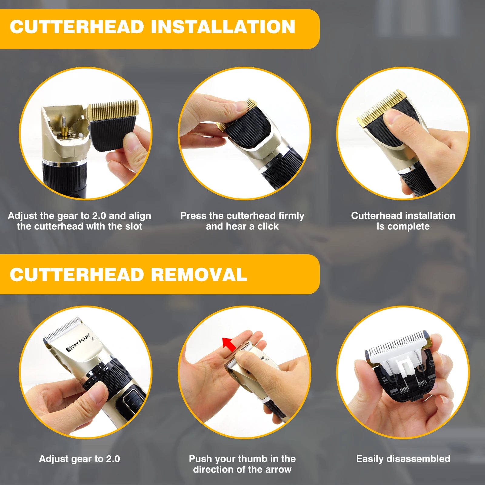 Professional Cordless Pet Hair Clipper
