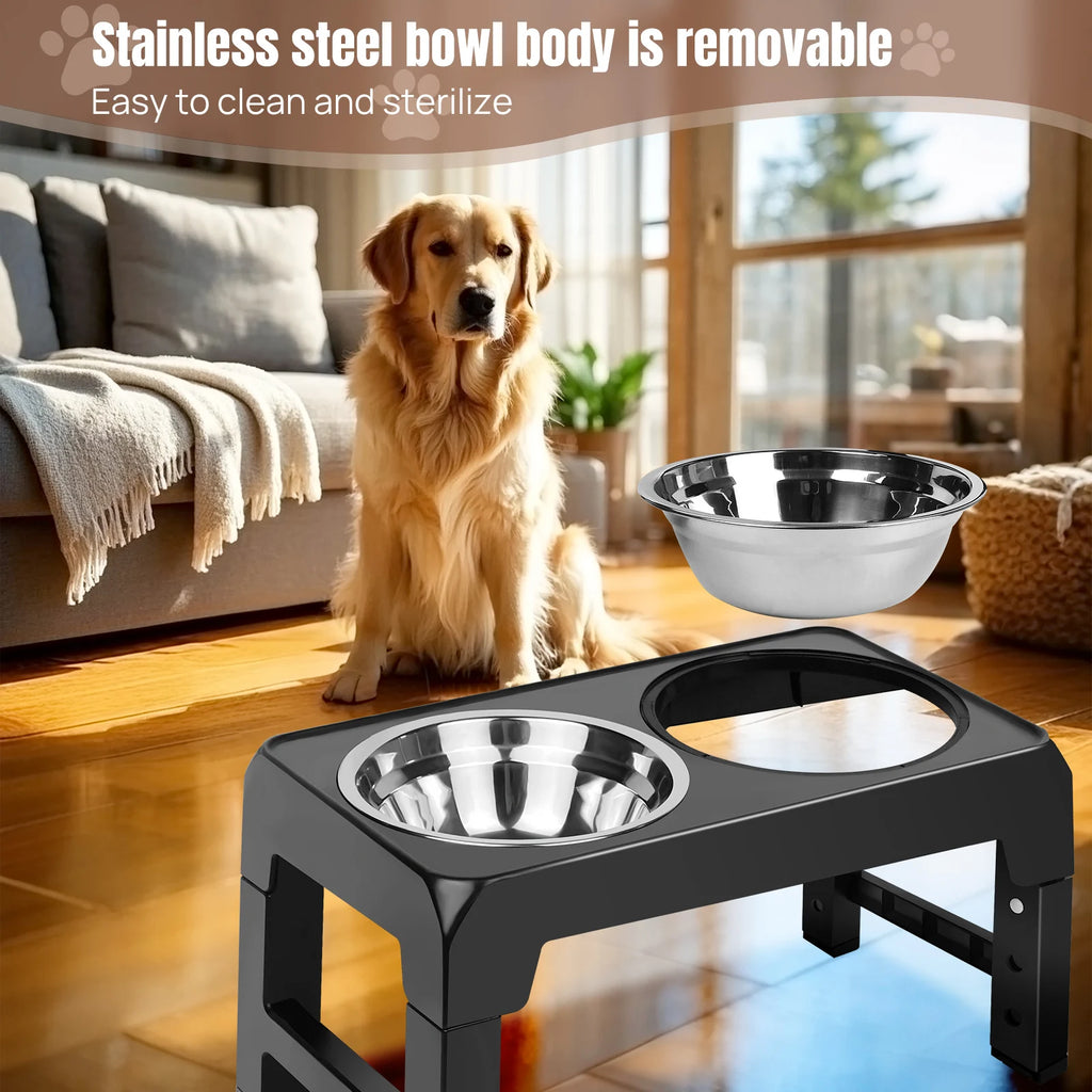 Elevated Dog Feeder Bowls