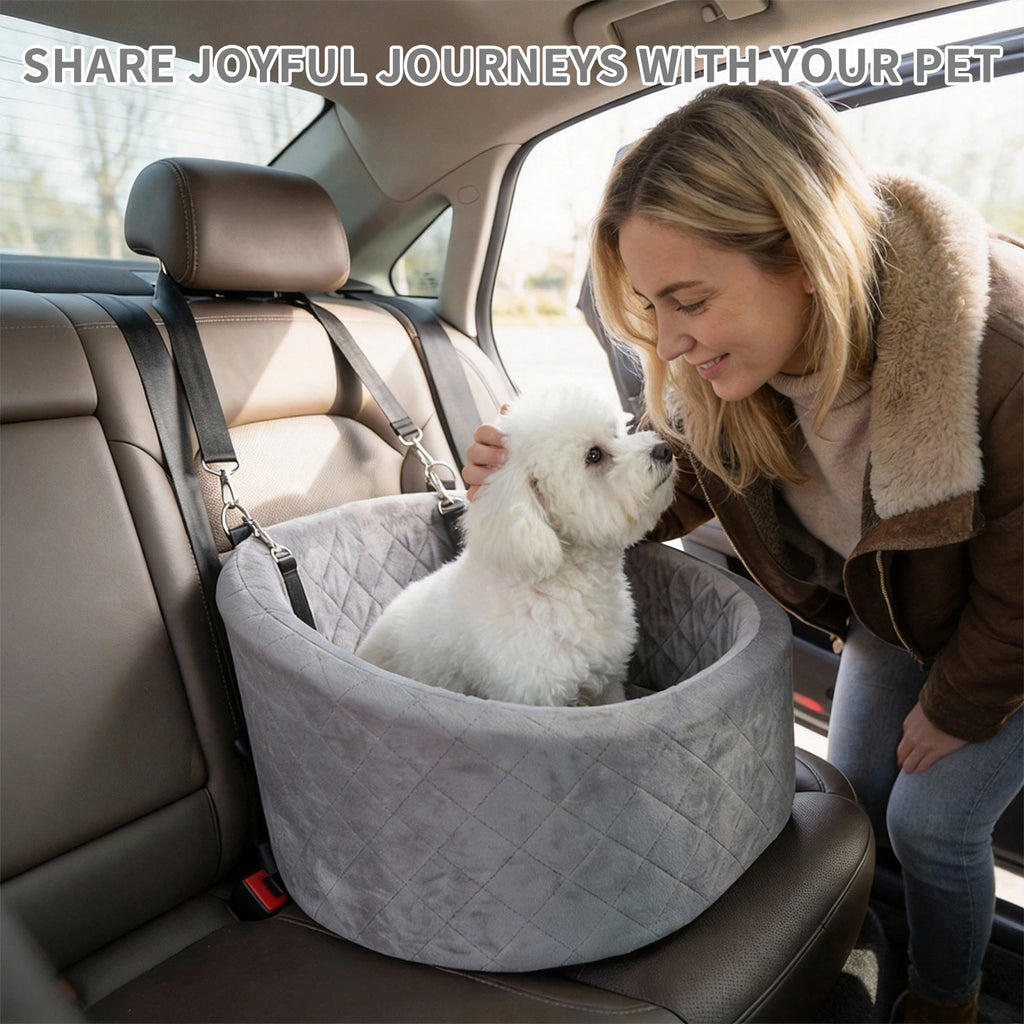 Portable Pet Car Seat for Small Dogs and Cats