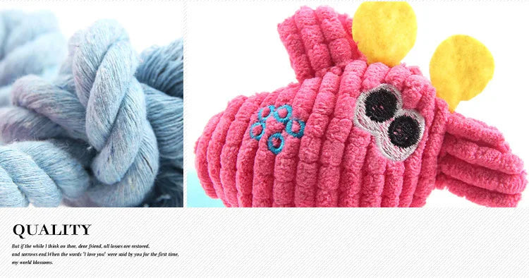 Plush Squeaky Dog Toy