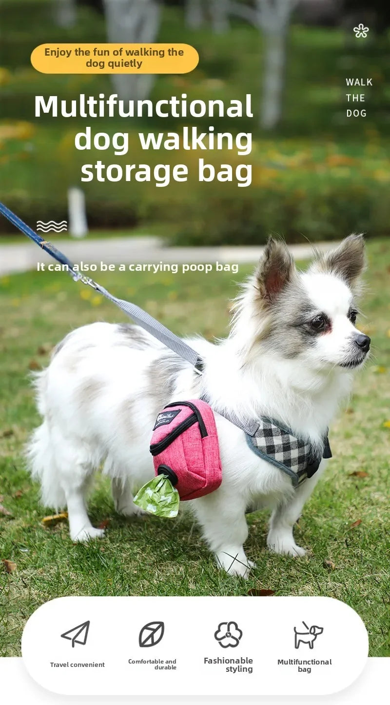 Multifunctional Portable Pet Treat Pouch