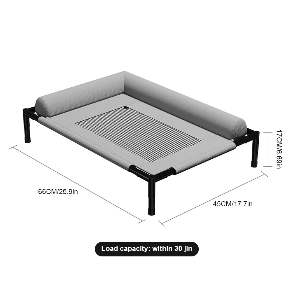 Raised Mesh Breathable Dog Bed