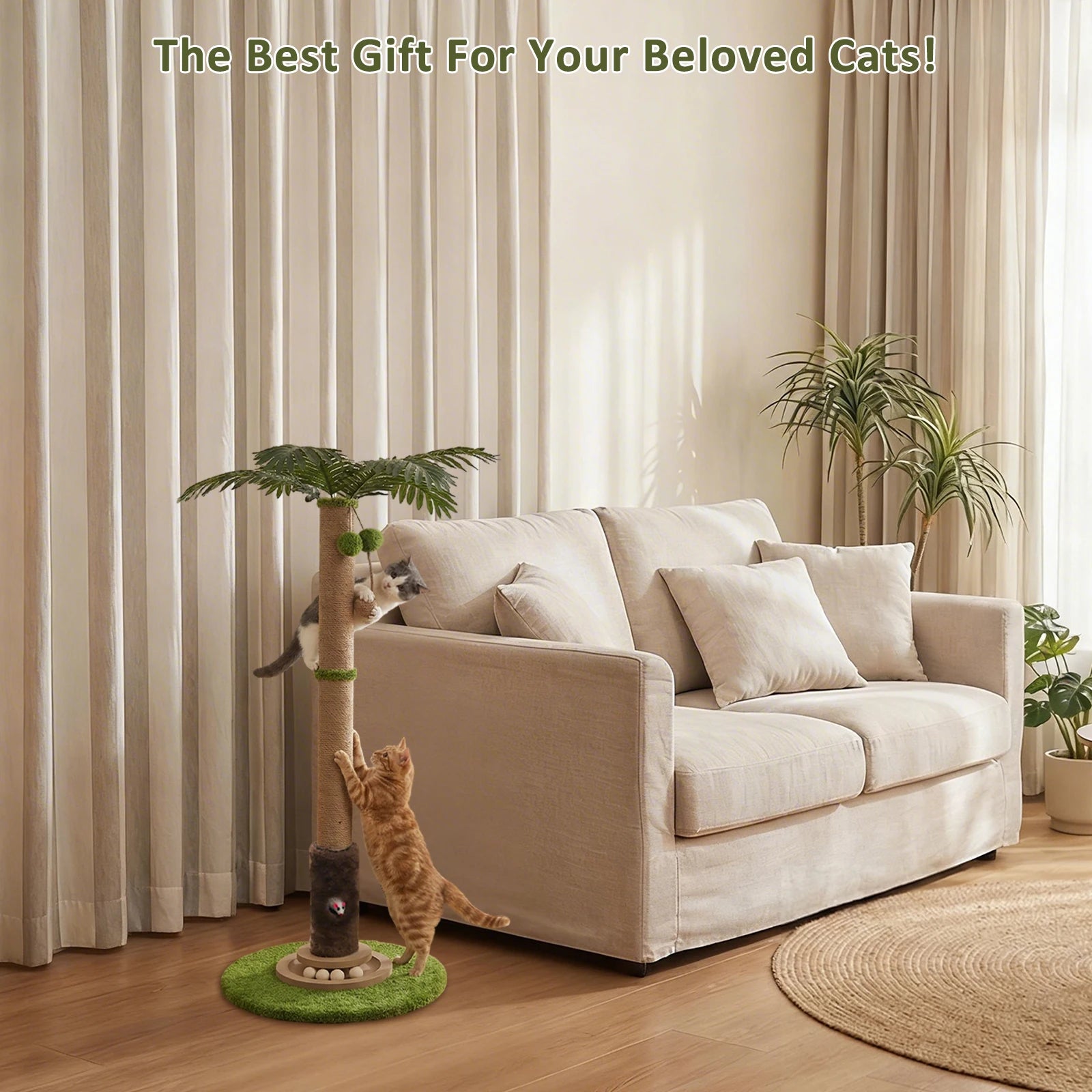 56CM/93CM Tree Cat Scratch Post