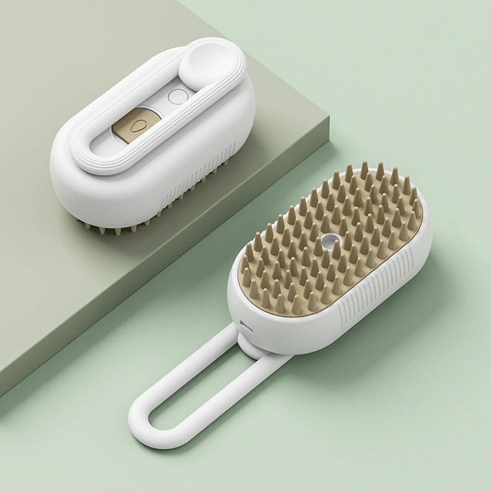 Electric Steam Spray Pet Cleaning Brush