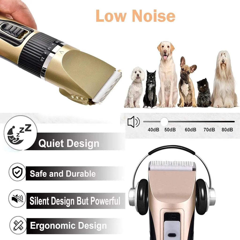 Professional Cordless Pet Hair Clipper