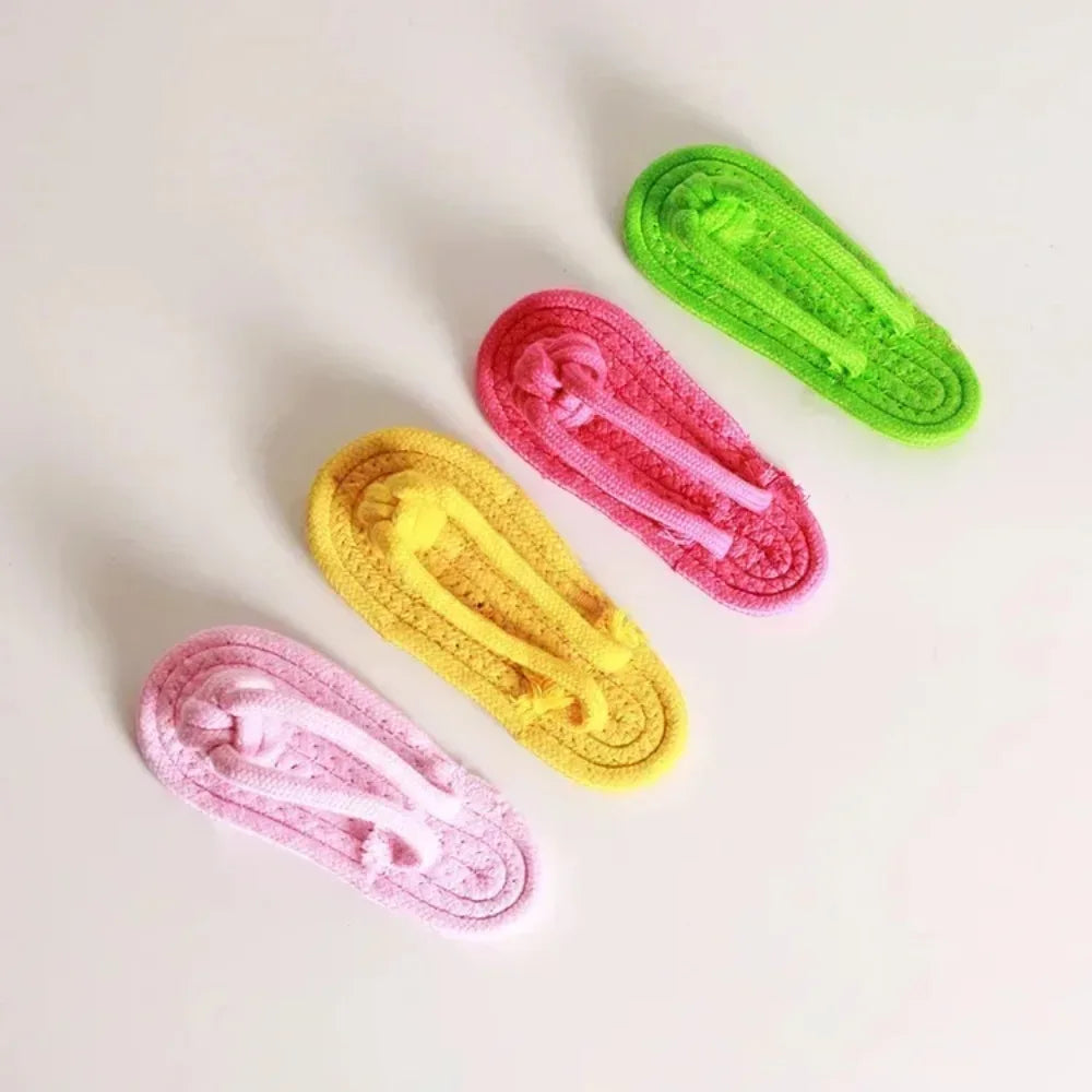 1PC Cotton Slipper Rope Toy for Dogs