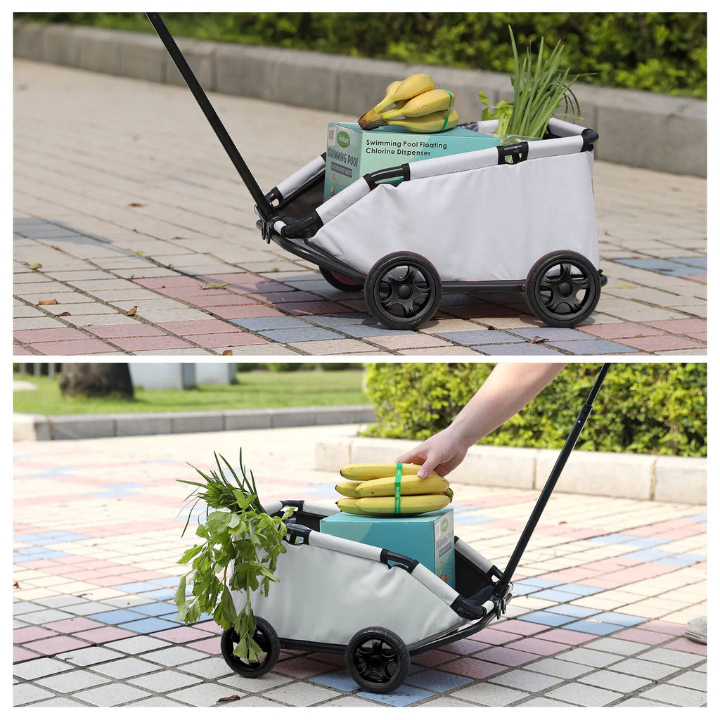 4 Wheels Folding Dog Stroller