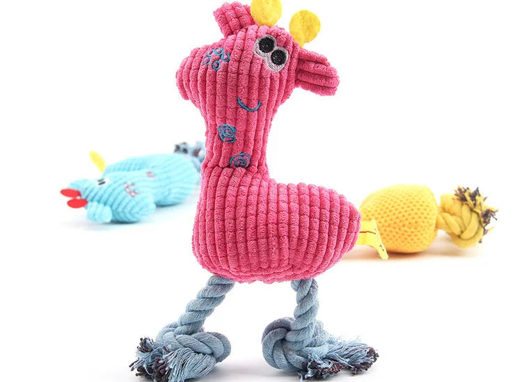 Plush Squeaky Dog Toy
