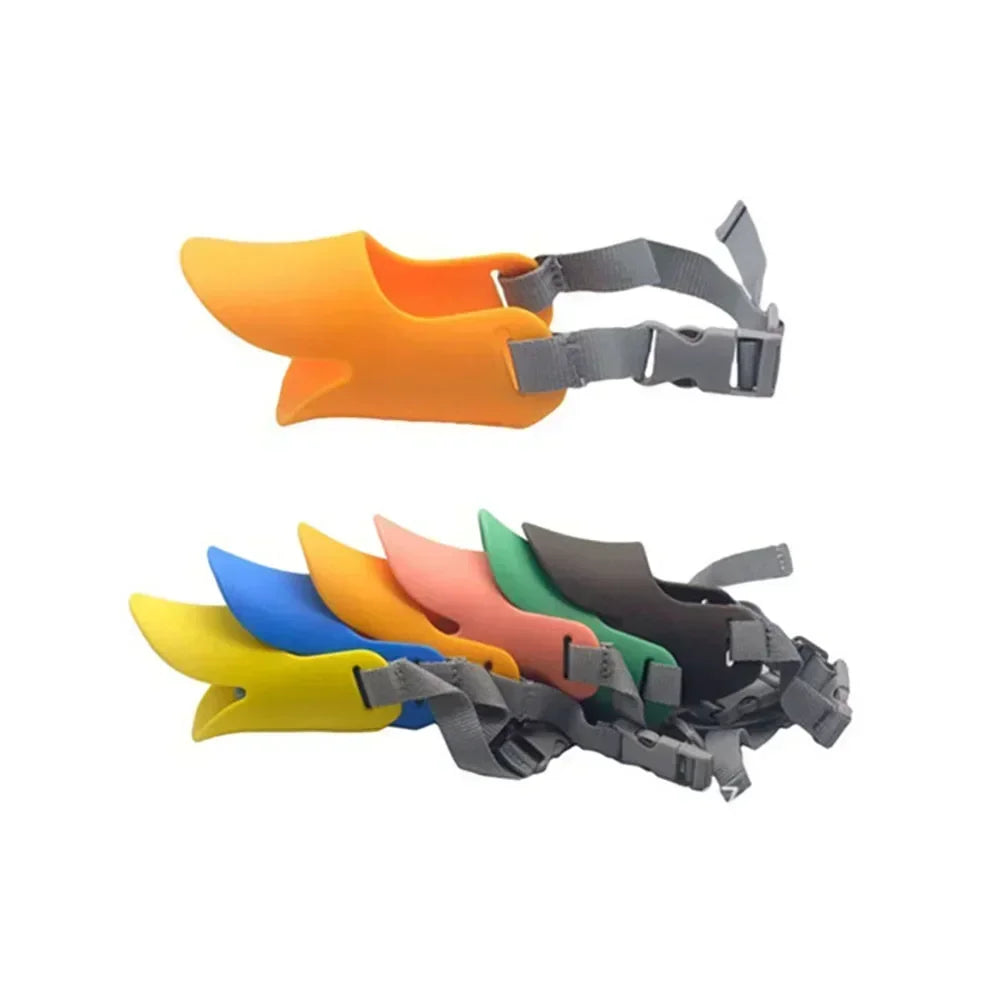 Soft Silicone Duck Shape Dog Muzzle