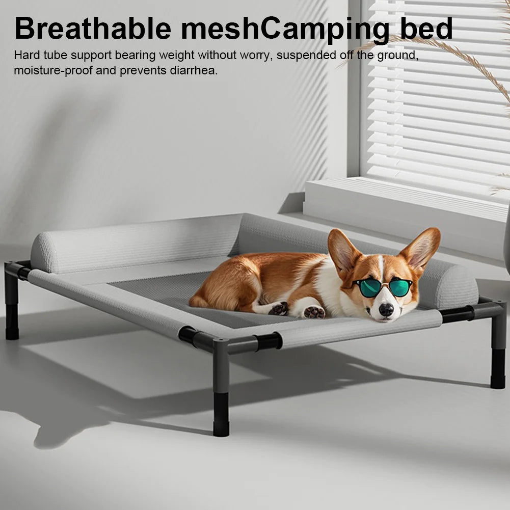 Raised Mesh Breathable Dog Bed