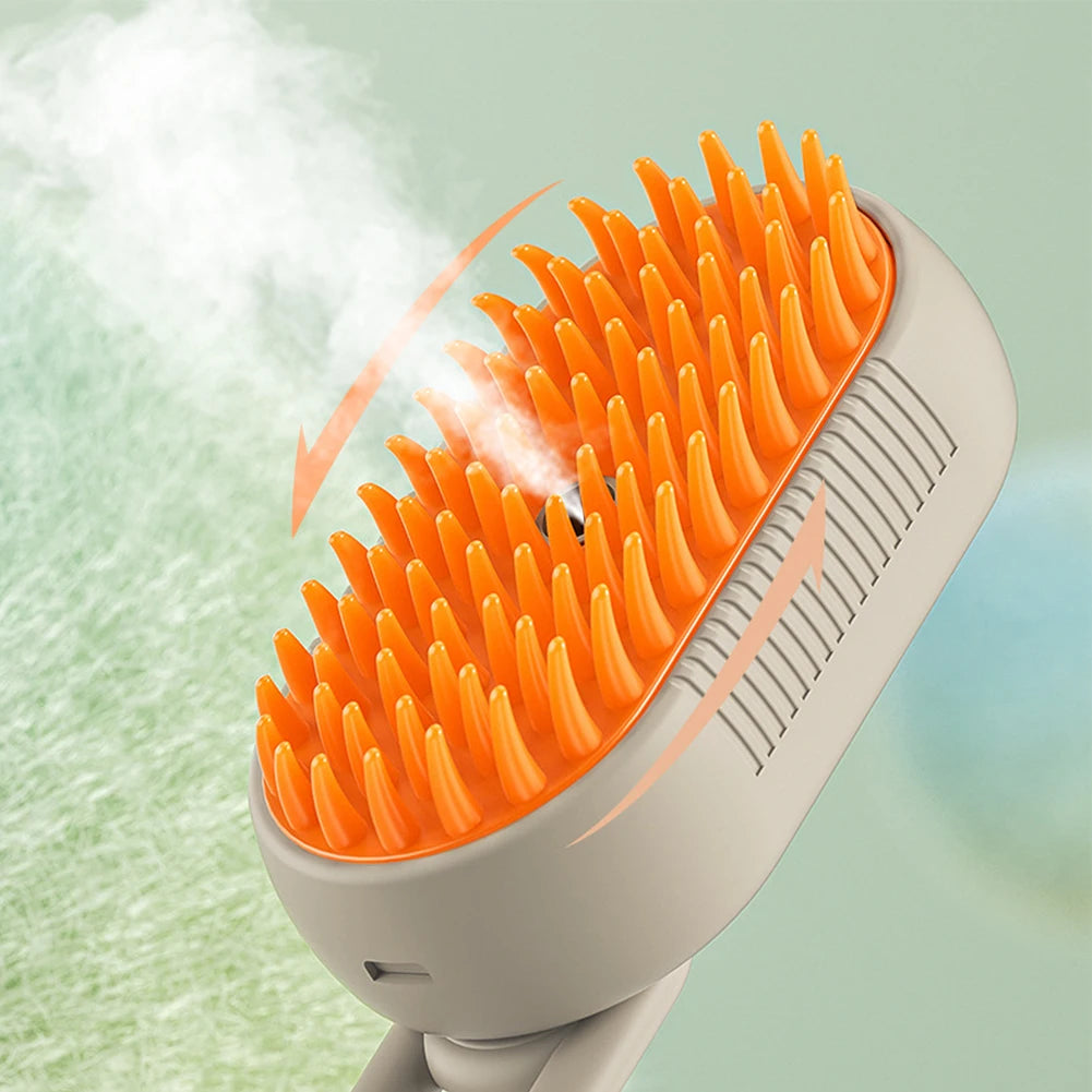 Electric Steam Spray Pet Cleaning Brush
