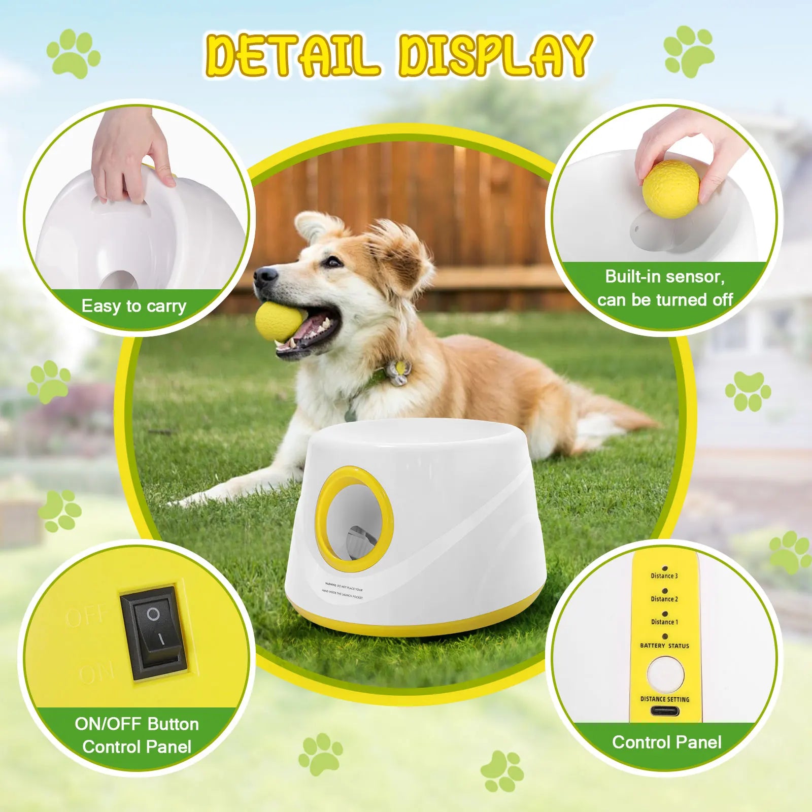 Upgraded Automatic Dog Ball Launcher
