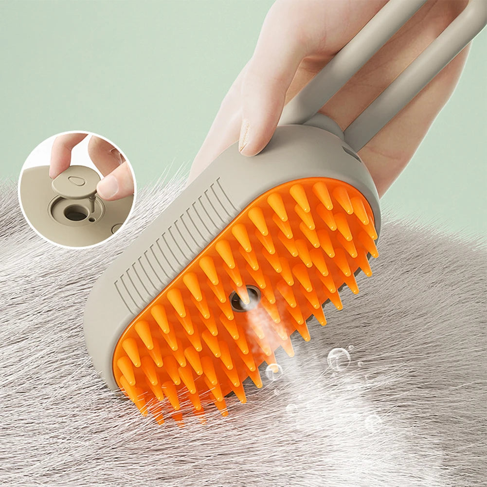 Electric Steam Spray Pet Cleaning Brush
