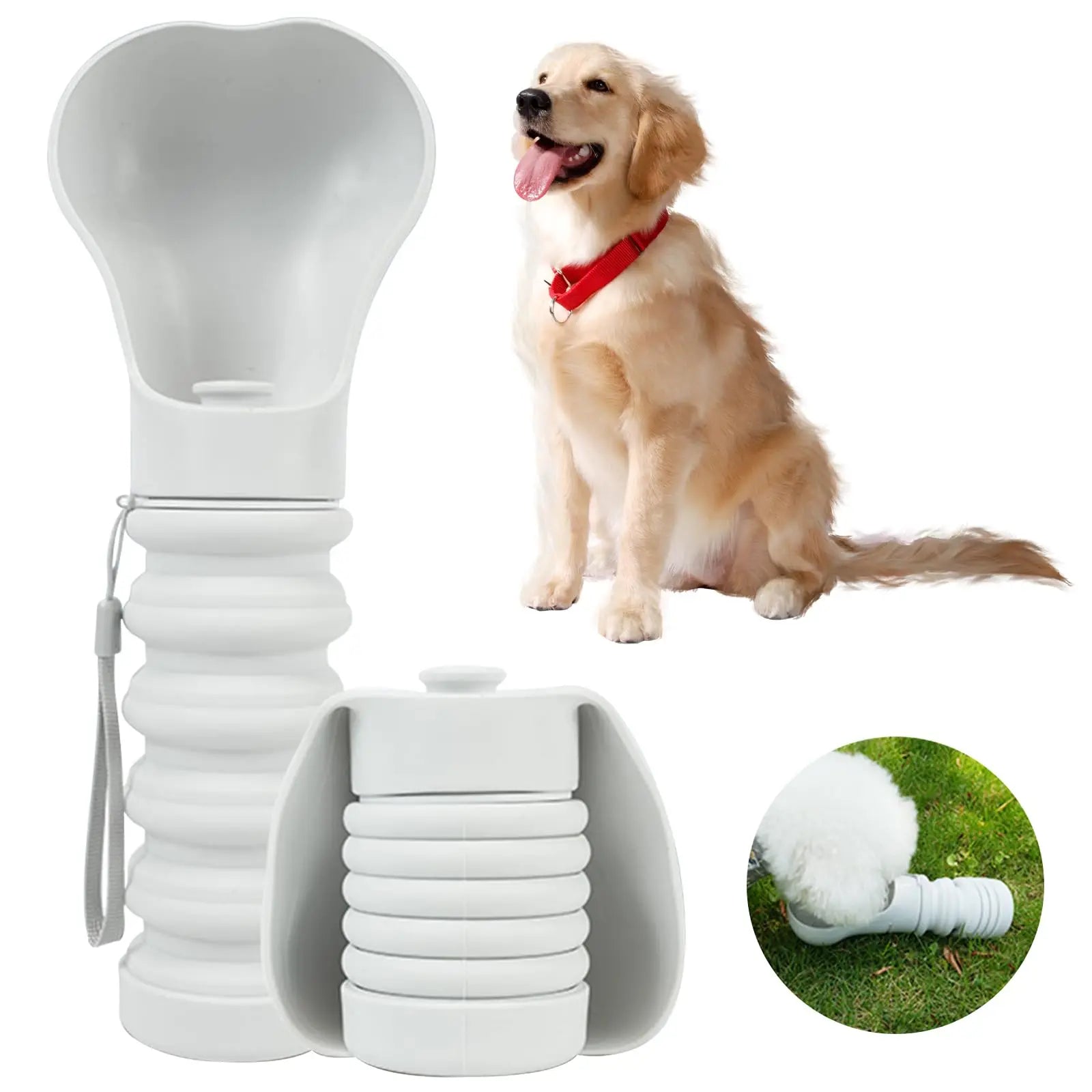 550ml Foldable Dog Water Bottle