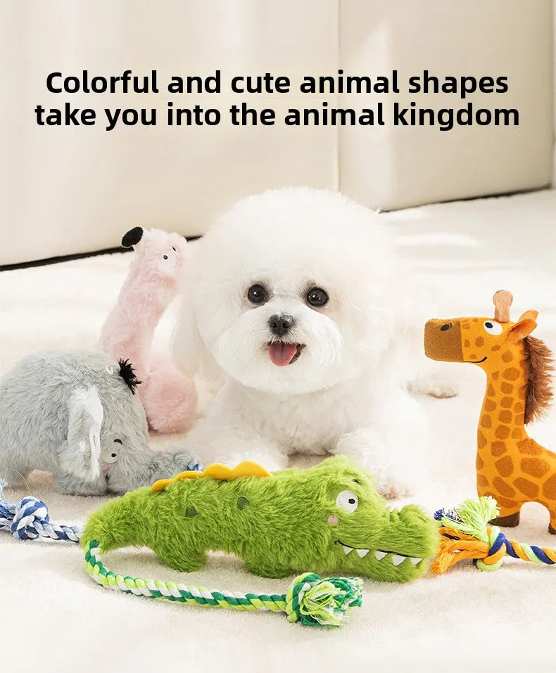 Plush Squeaky Dog Toy