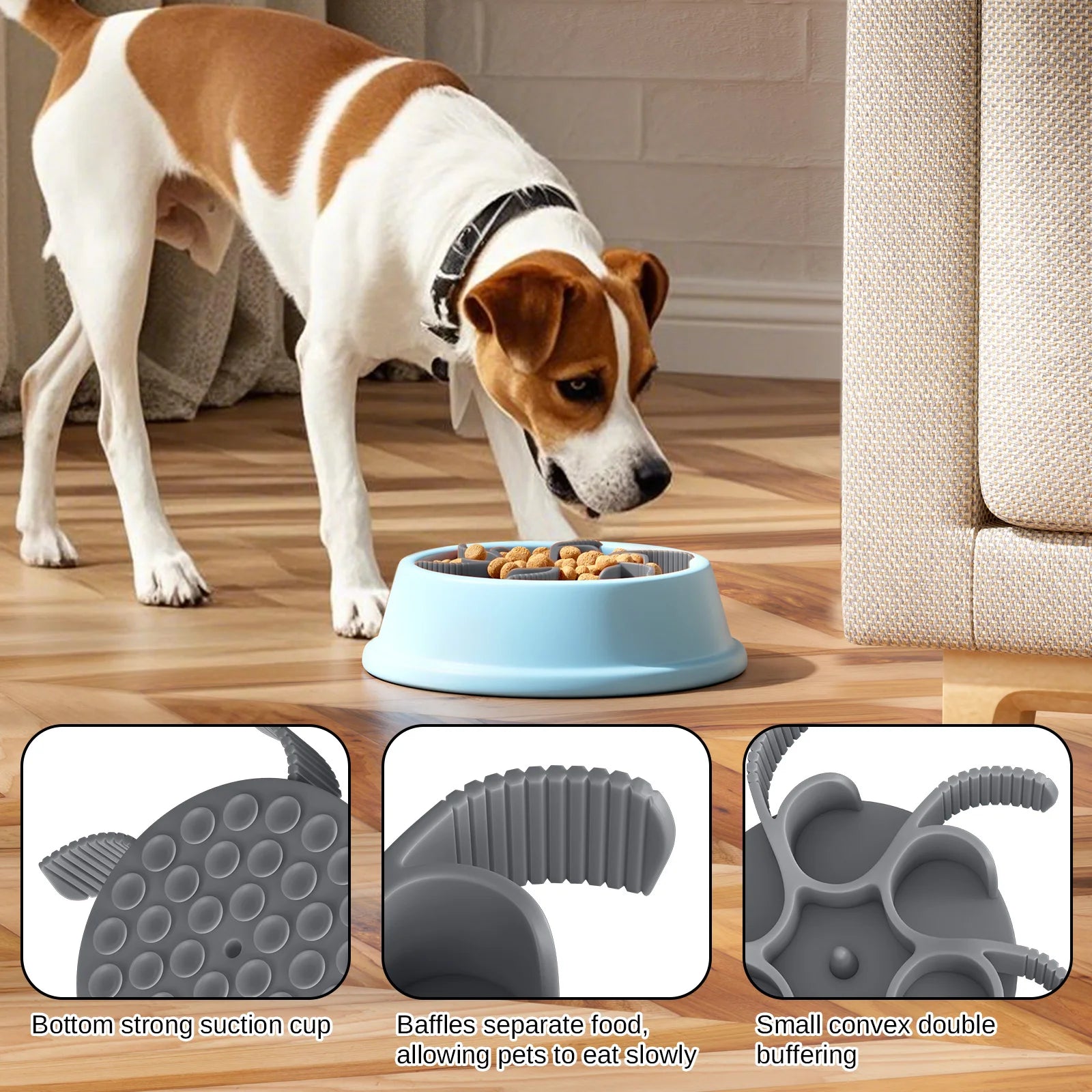 Non-Slip Pet Slow Feeder